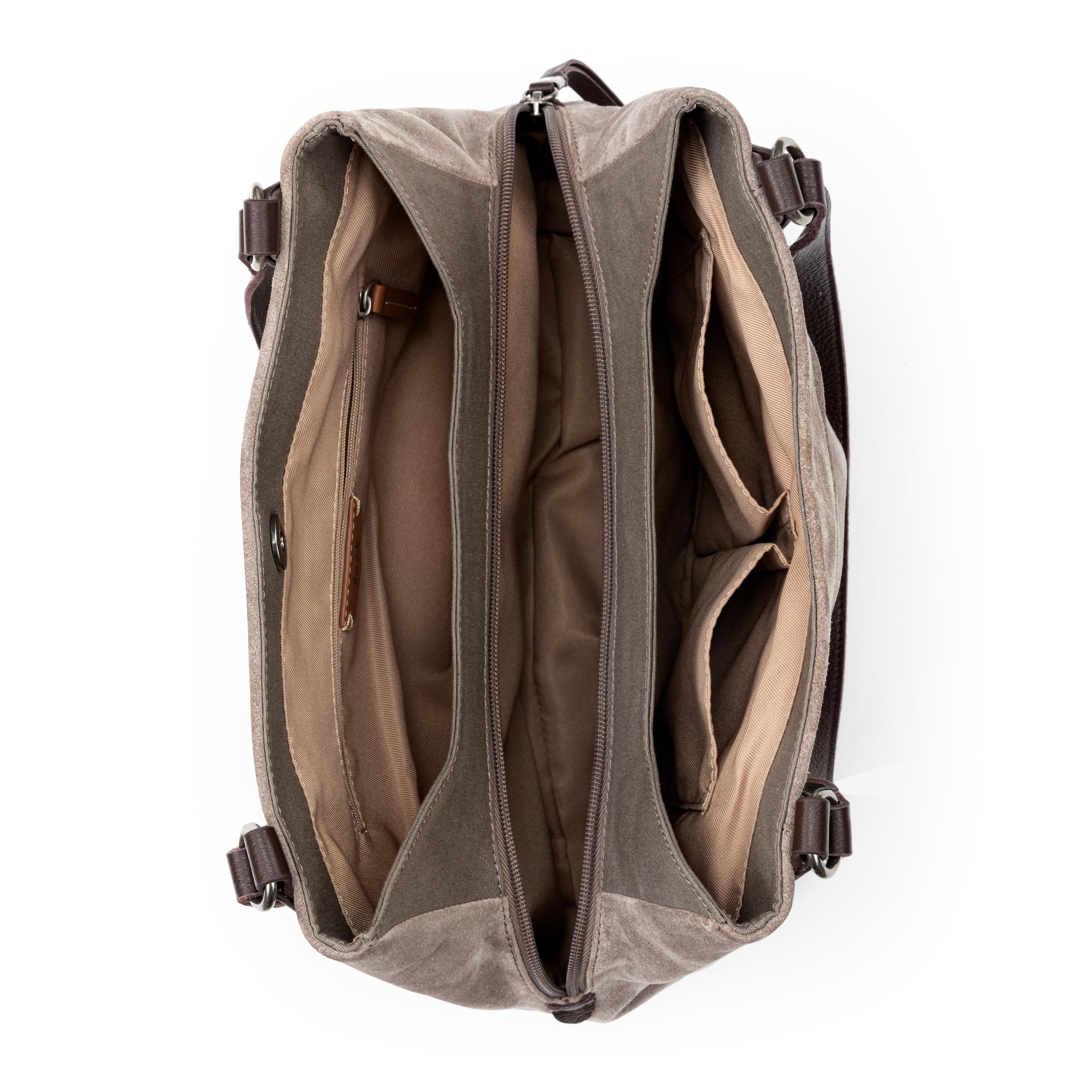 The Sak Melrose Satchel - Leather - Mushroom Suede