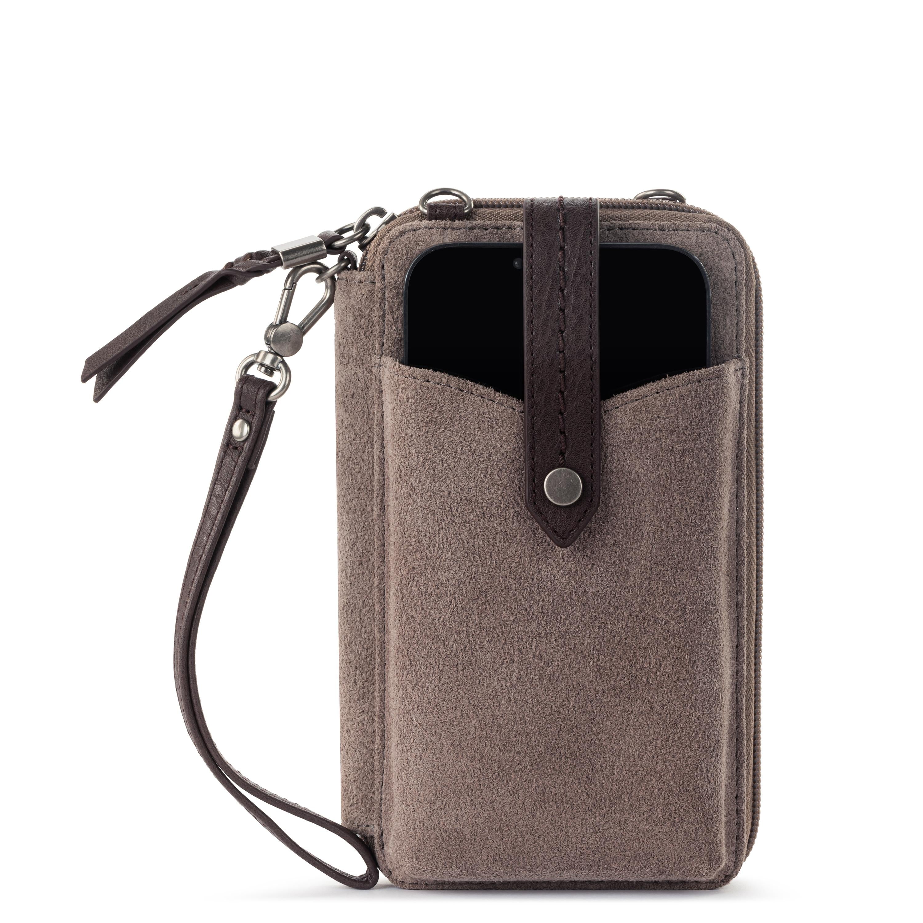 The Sak Silverlake Smartphone Wallet - Leather - Mushroom Suede