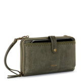 The Sak Iris Smartphone Wallet - Leather - Moss Suede