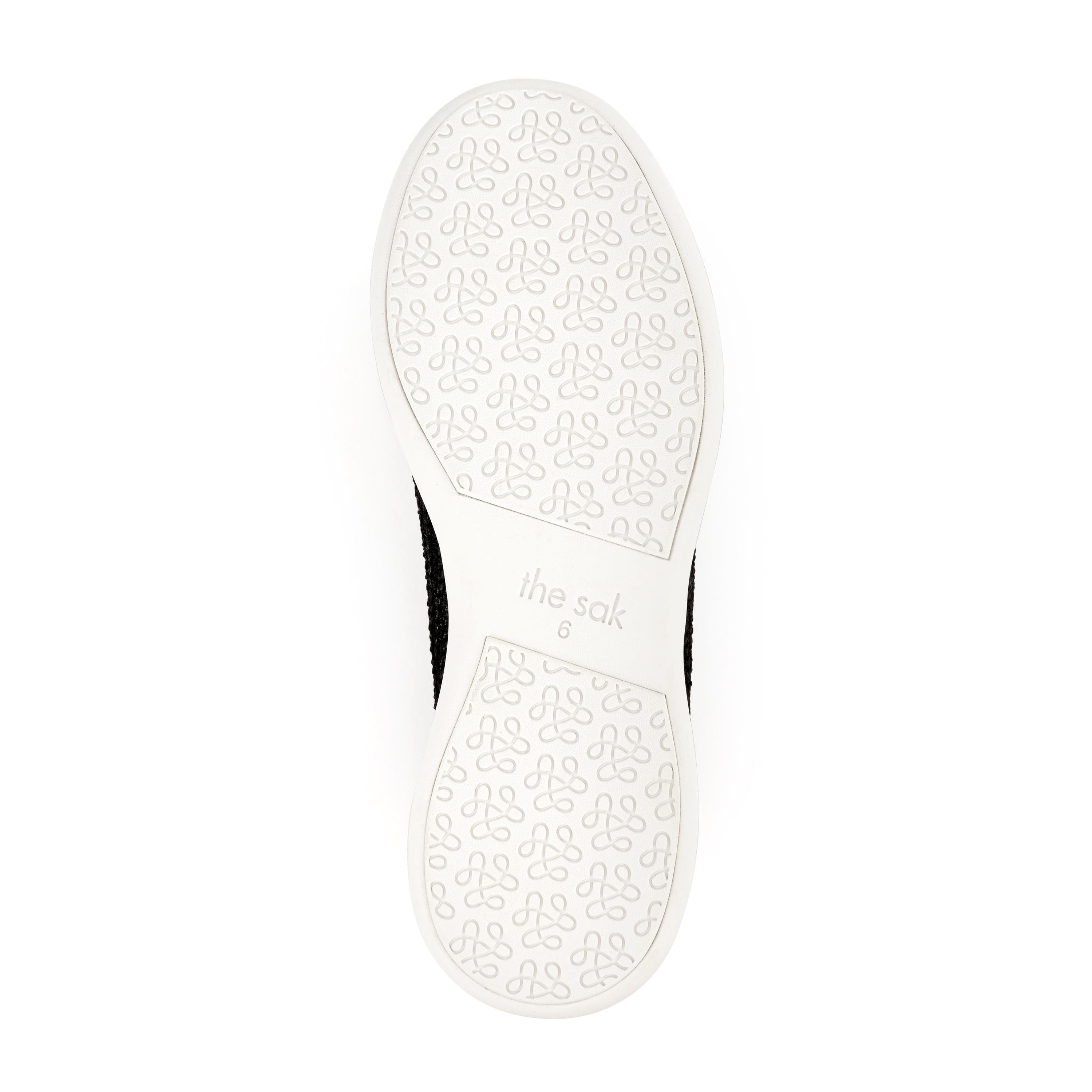 The Sak Asha Sneaker - Hand Crochet - Black Rainbow