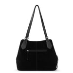 The Sak Melrose Satchel - Leather - Neutral Suede Block