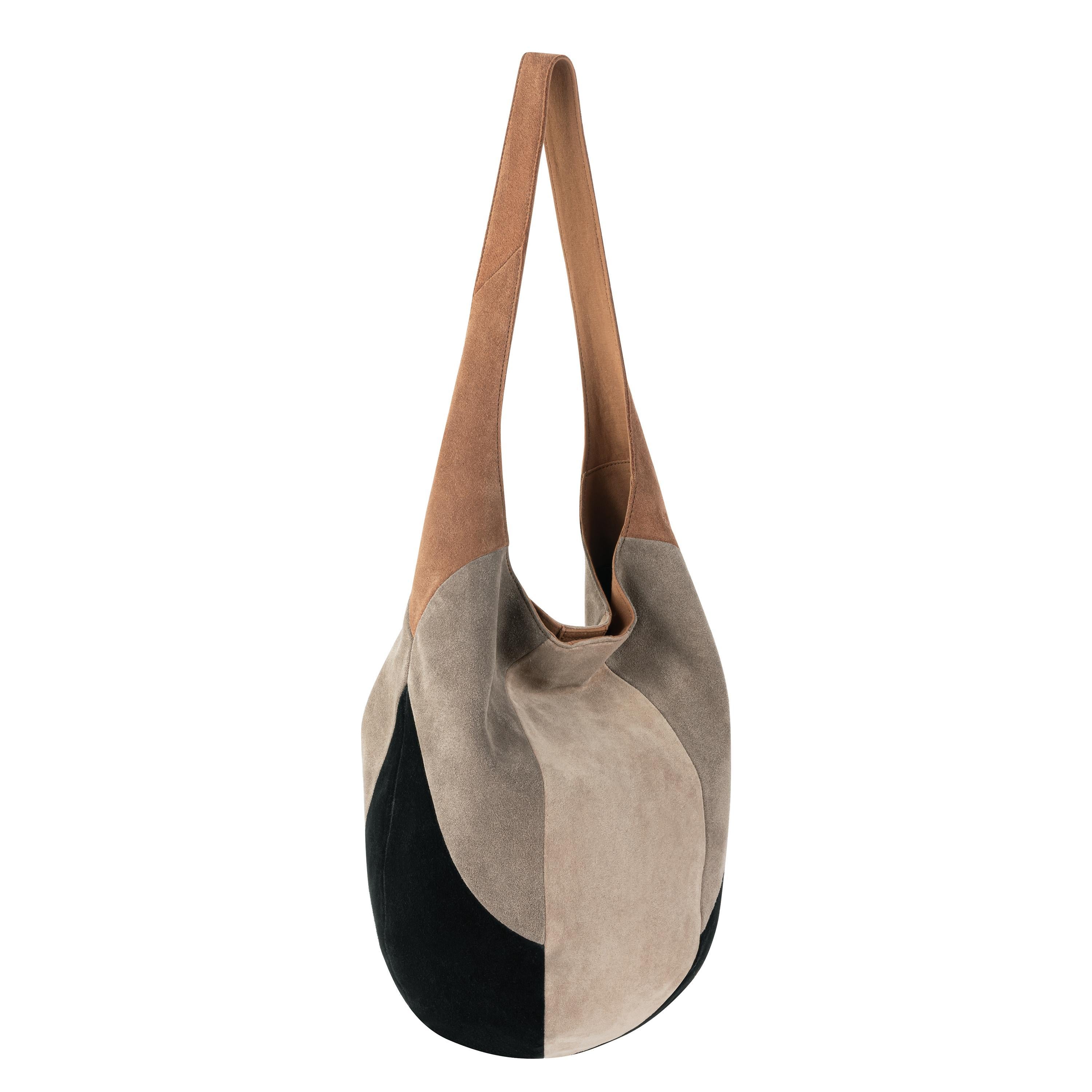 The Sak 120 Hobo - Leather - Neutral Suede Block