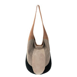 The Sak 120 Hobo - Leather - Neutral Suede Block