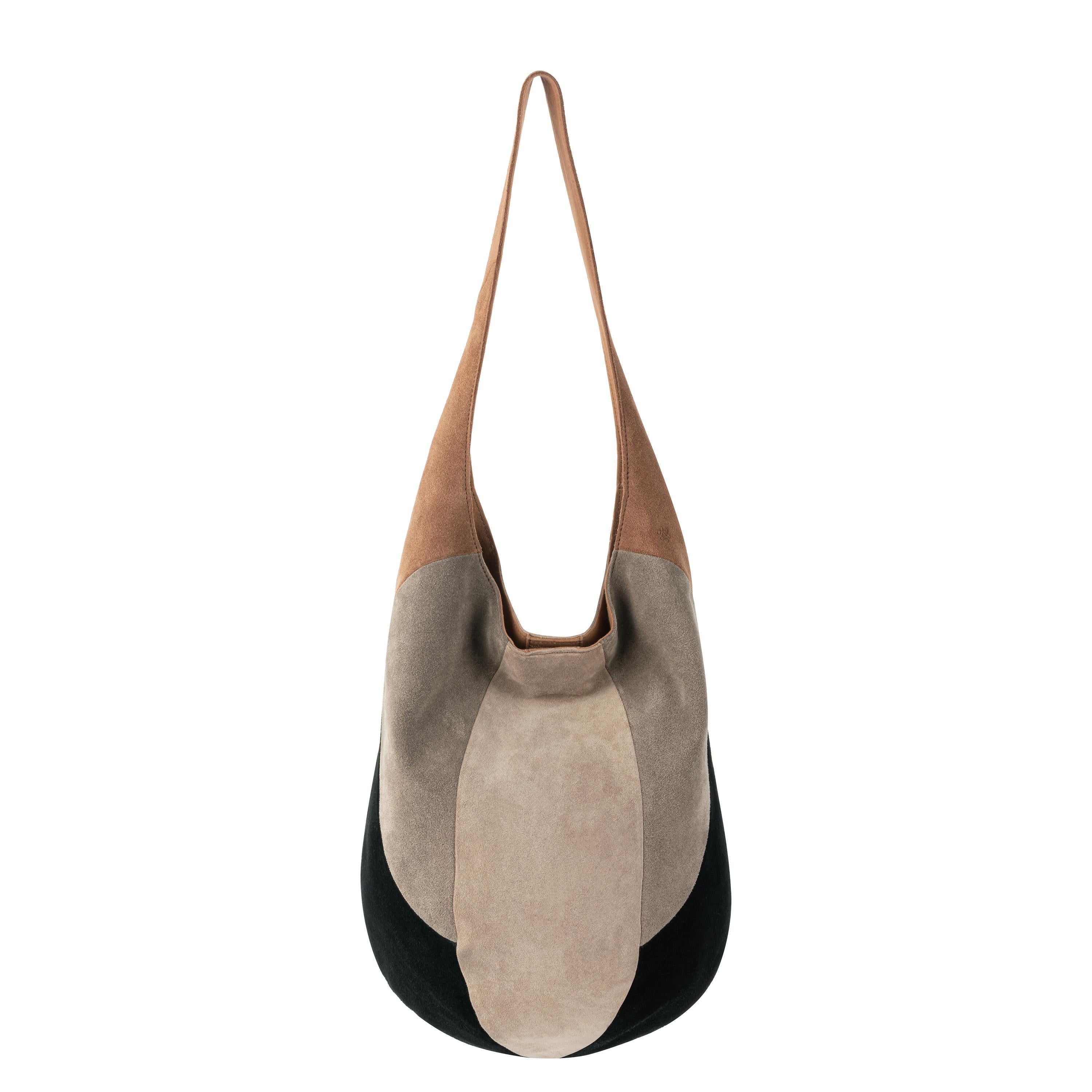 The Sak 120 Hobo - Leather - Neutral Suede Block