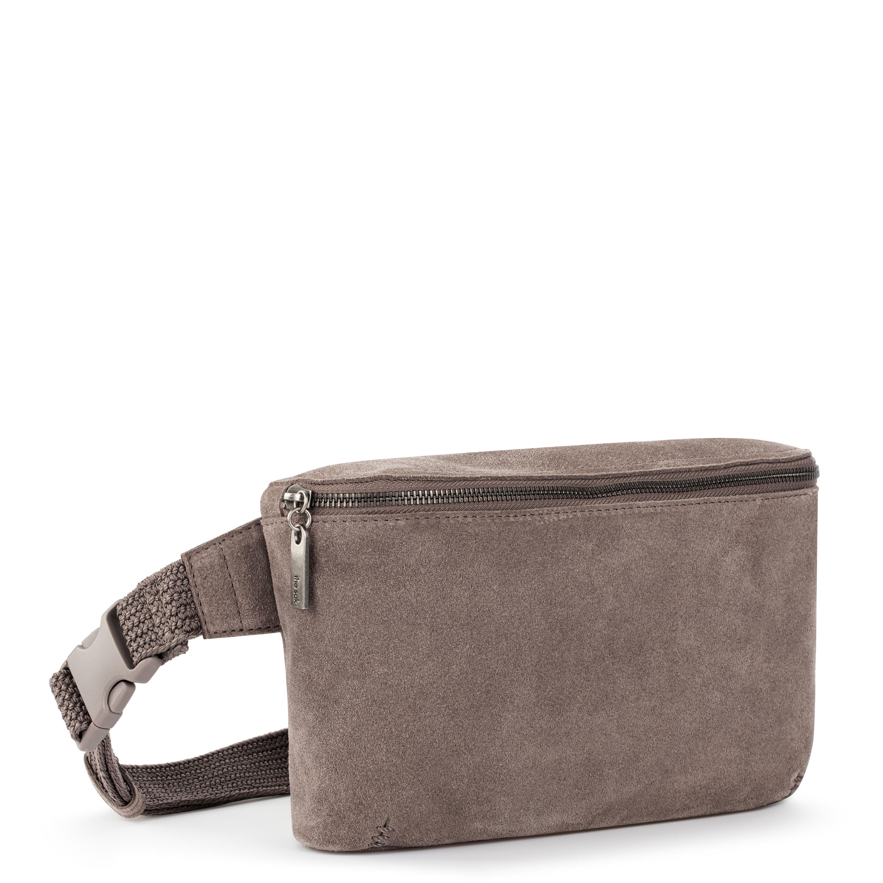 The Sak Caraway Large Belt Bag - Leather - Mushroom Suede