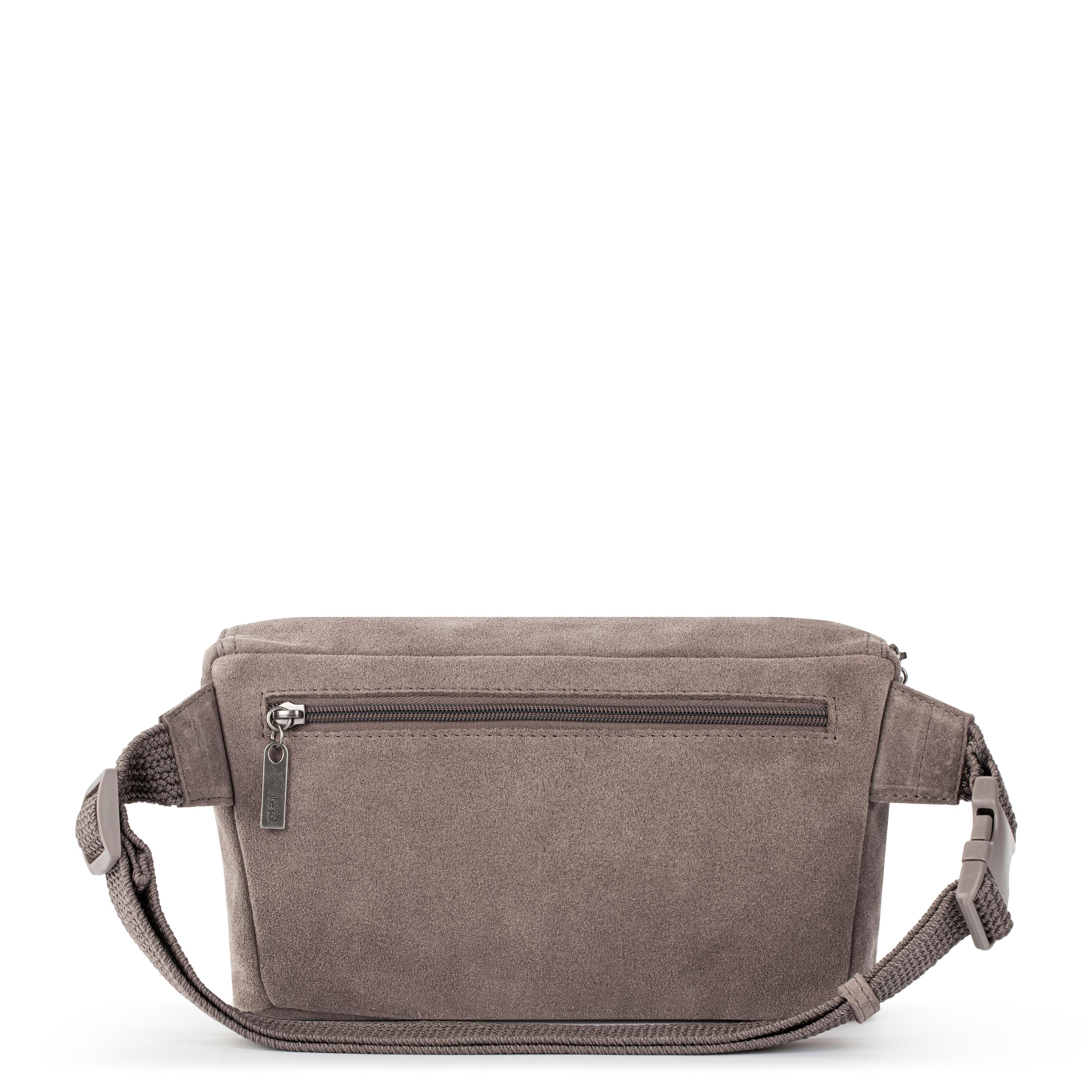 The Sak Caraway Large Belt Bag - Leather - Mushroom Suede