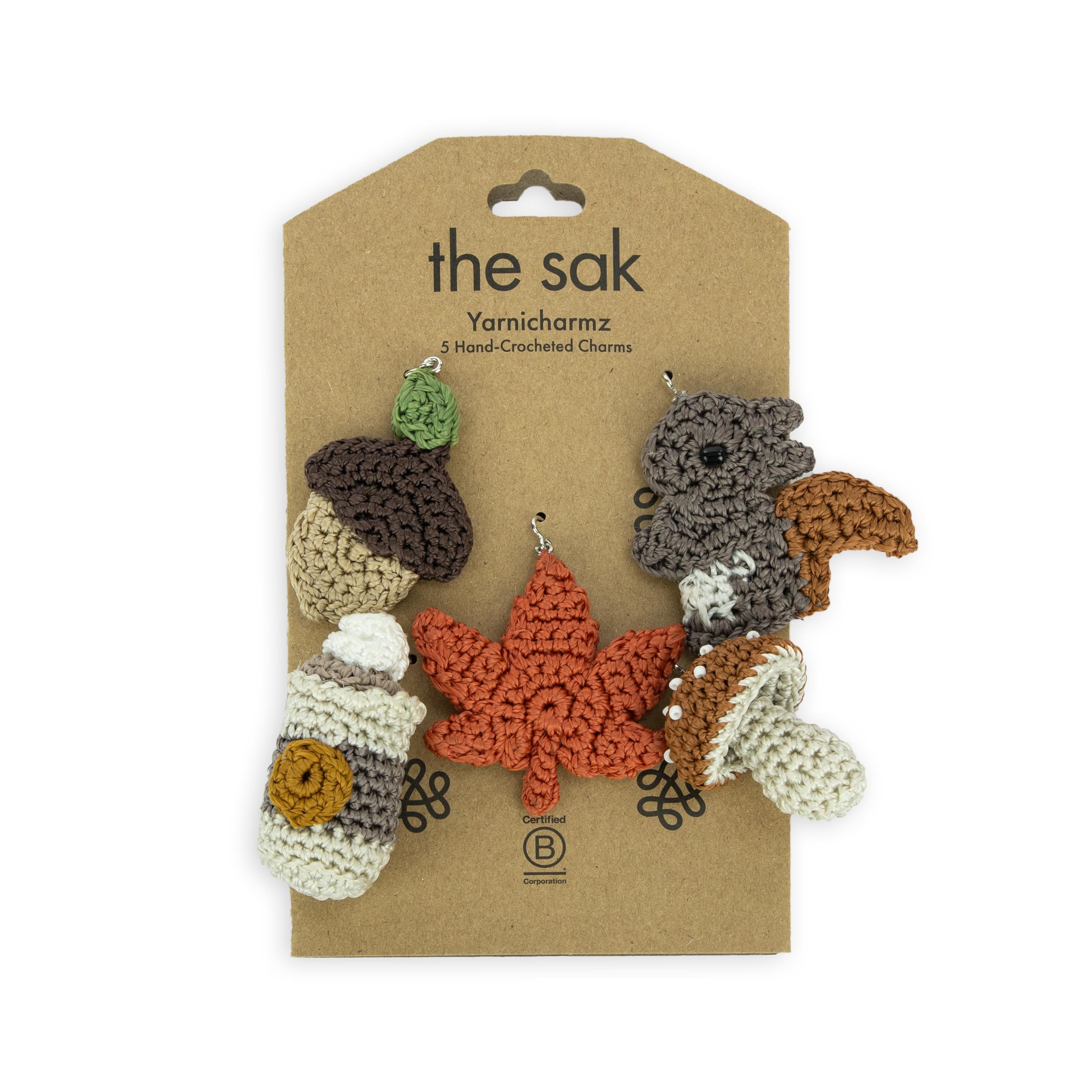 The Sak Yarnicharmz 5 Pack - Hand Crochet - Fall