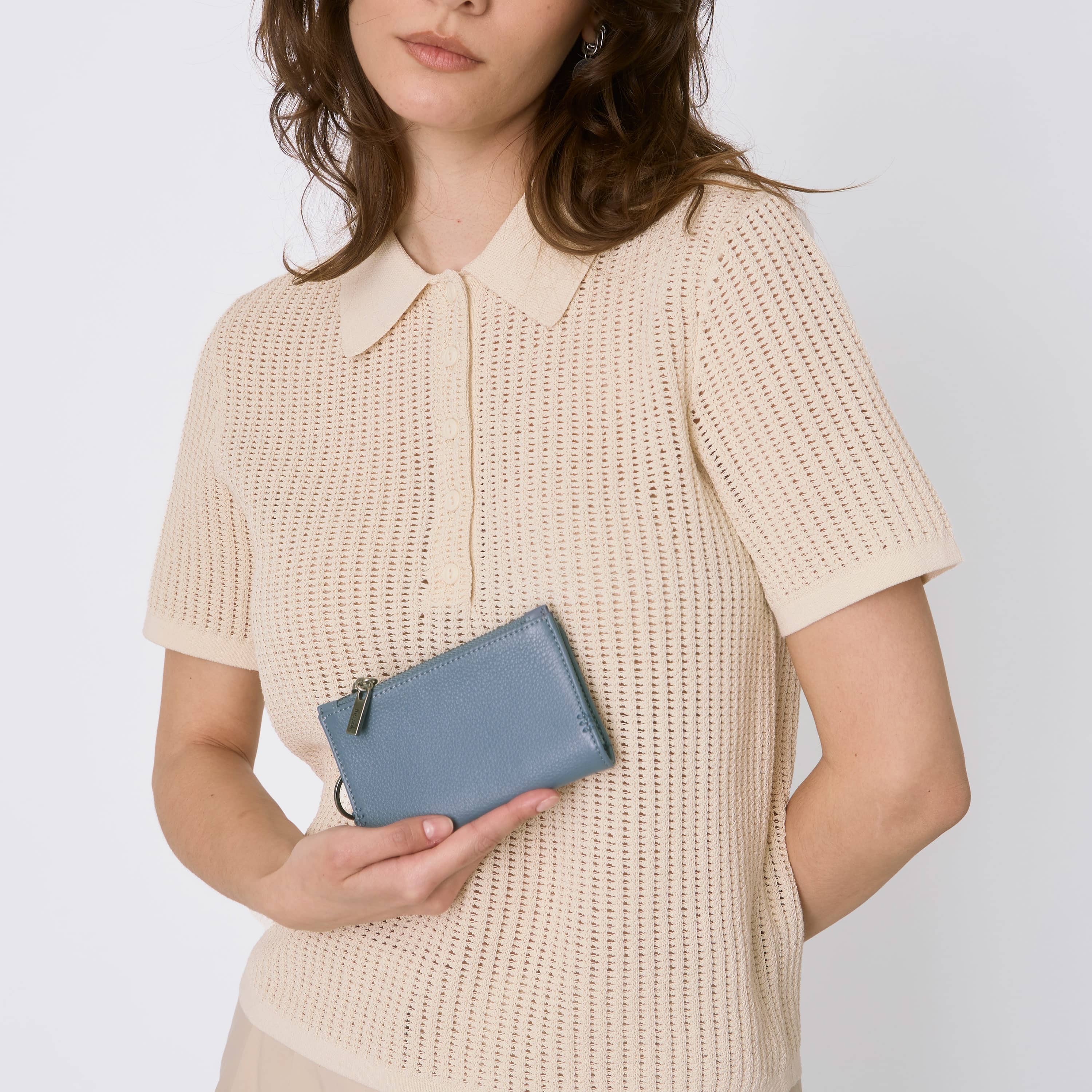 The Sak Encino Essential Wallet - Leather - Maritime