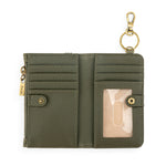 The Sak Encino Essential Wallet - Leather - Moss Suede