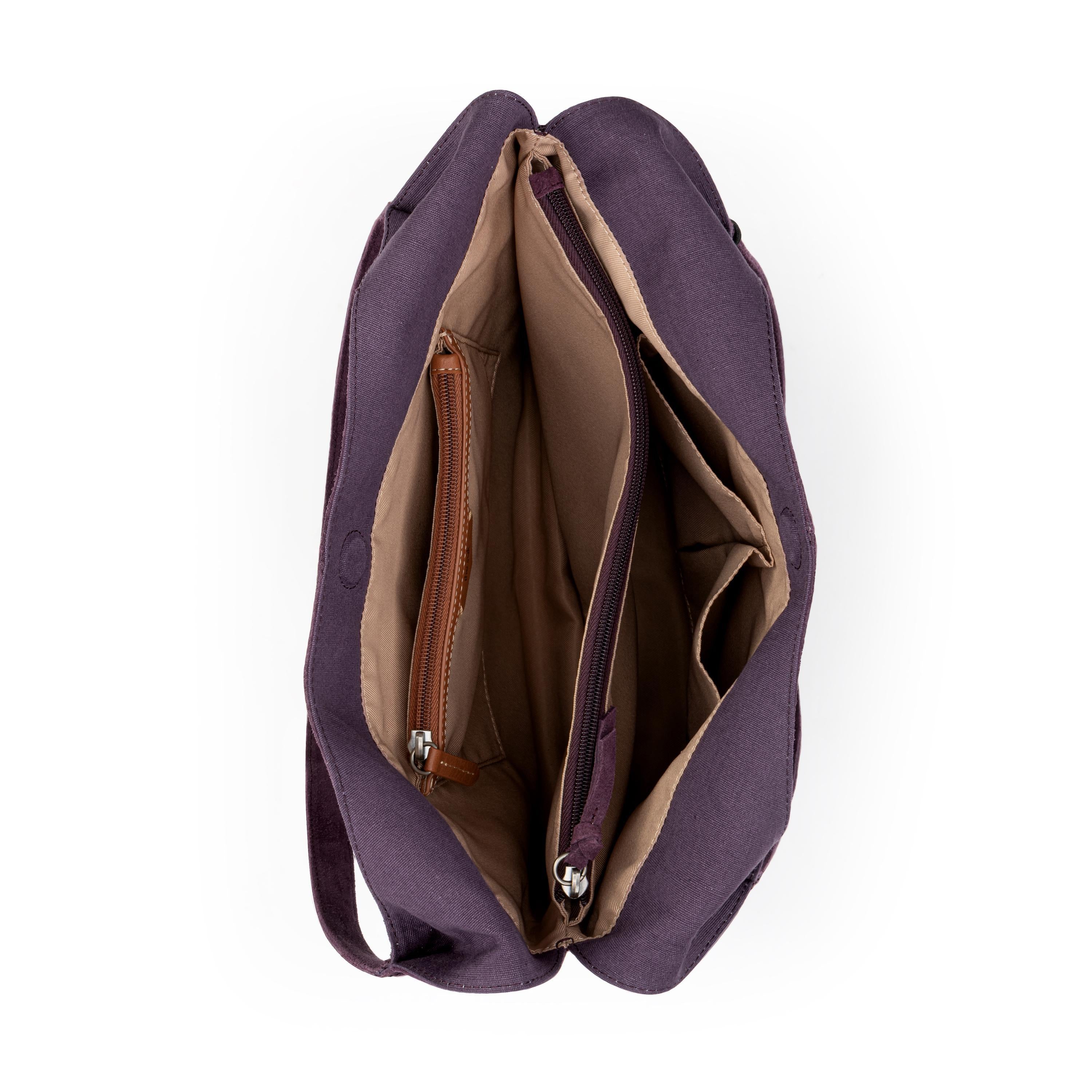 The Sak Huntley Hobo - Leather - Aubergine Suede