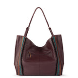 The Sak Los Feliz Large Tote - Leather - Mahogany Multi Seminyak