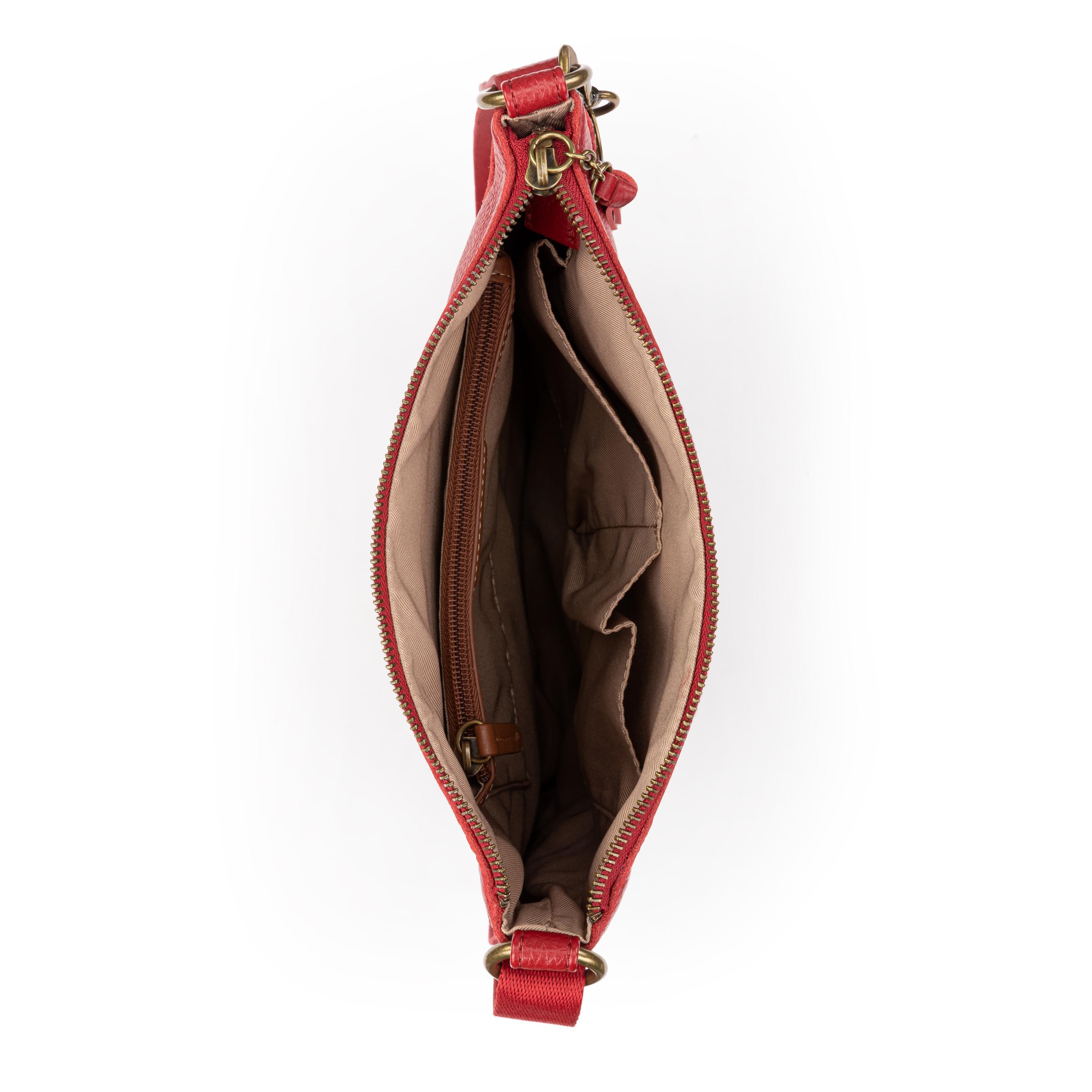 The Sak Lucia Crossbody - Leather - Scarlet Stitch