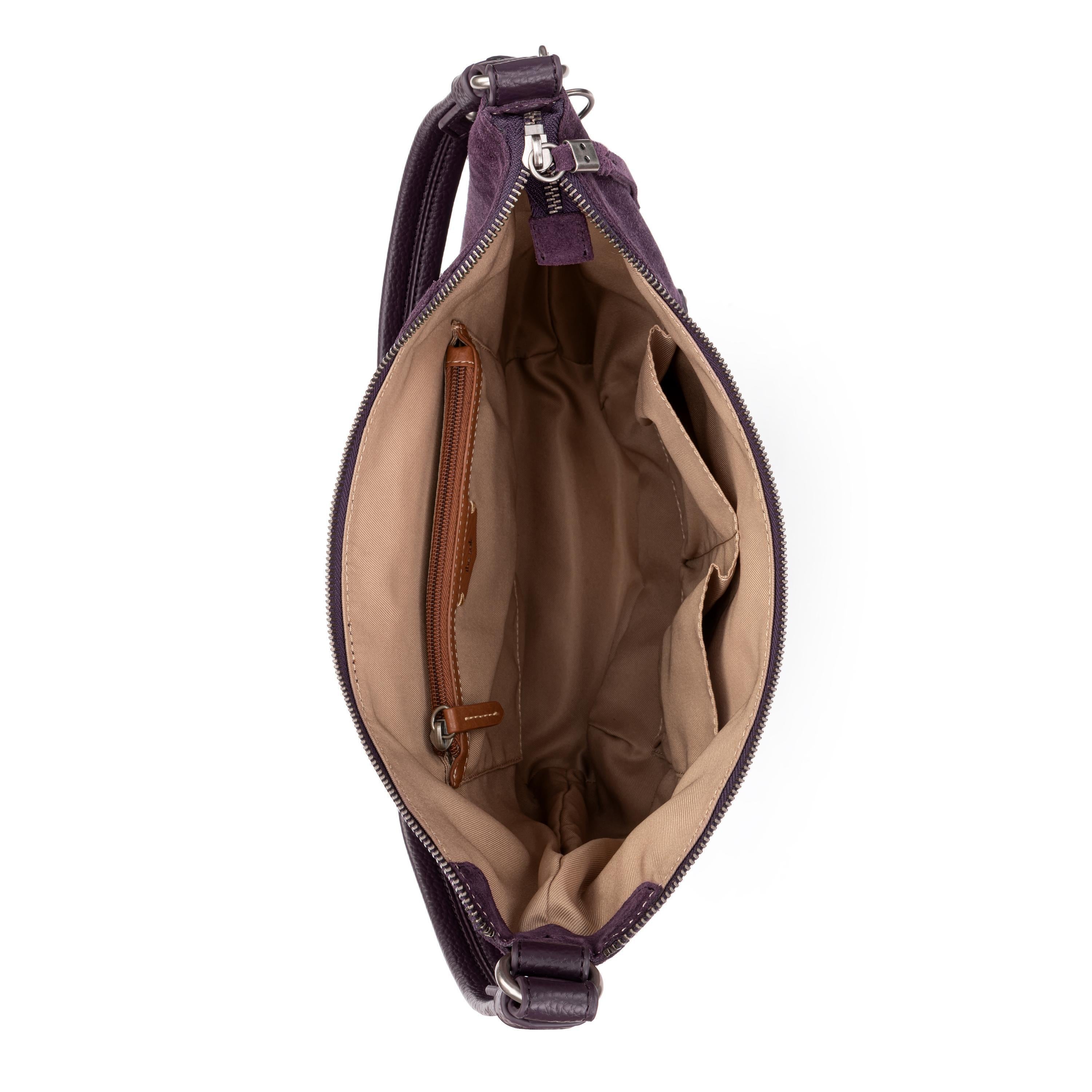The Sak Sequoia Hobo - Leather - Aubergine Suede