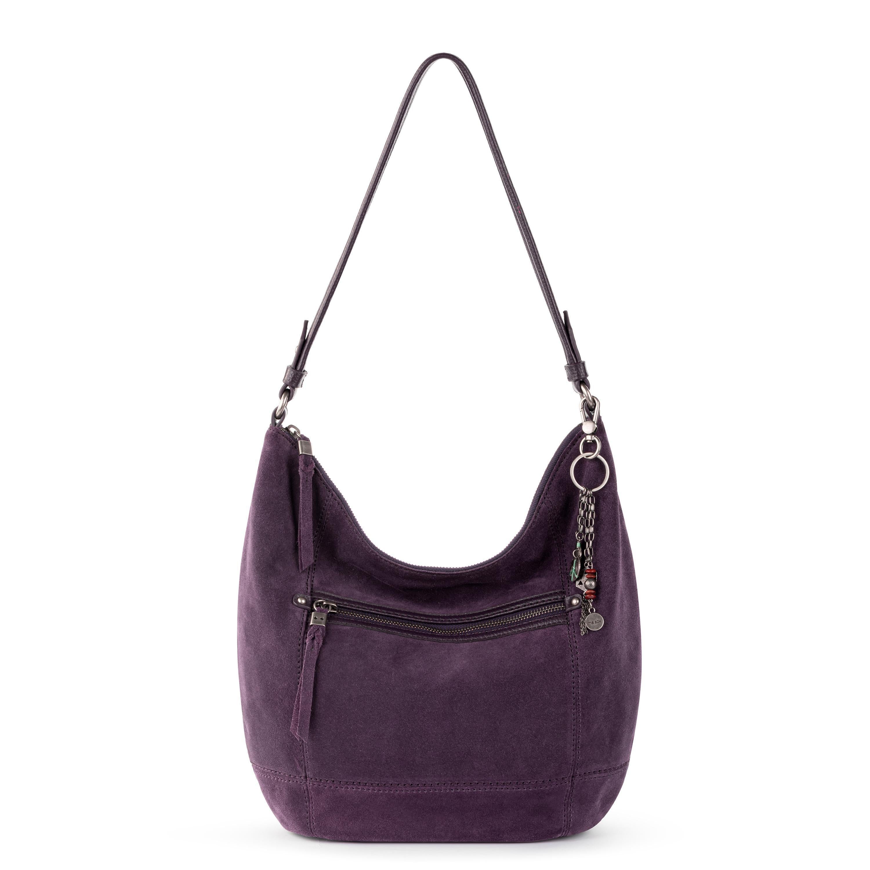 The Sak Sequoia Hobo - Leather - Aubergine Suede