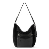 The Sak Sequoia Hobo - Leather - Black Suede Block