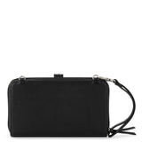 The Sak Iris Smartphone Wallet - Leather - Black Suede Block