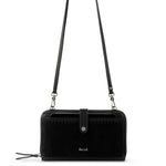 The Sak Iris Smartphone Wallet - Leather - Black Suede Block
