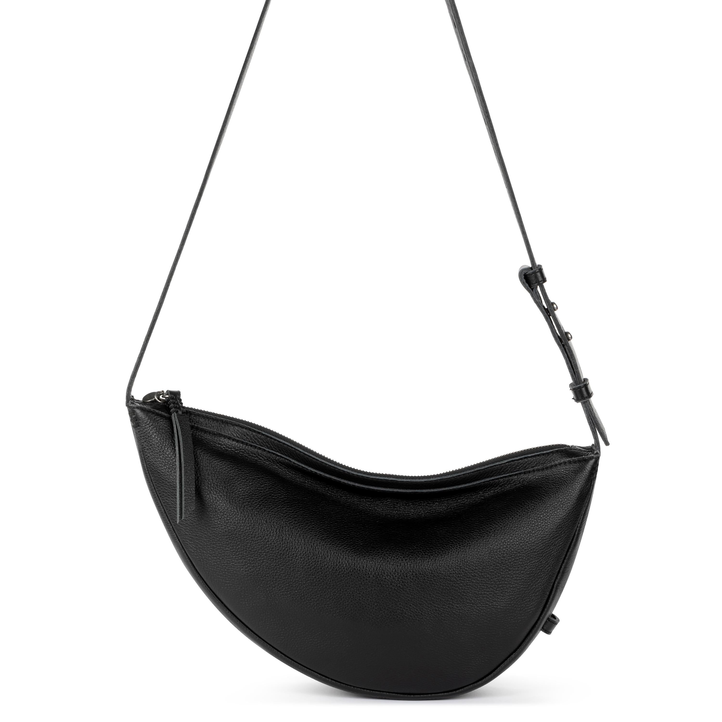 The Sak Tess Large Sling - Leather - Black