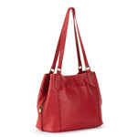 The Sak Melrose Satchel - Leather - Scarlet