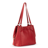 The Sak Melrose Satchel - Leather - Scarlet