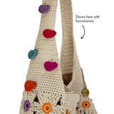 The Sak 120 Hobo - Hand Crochet - Natural Multi Flowers