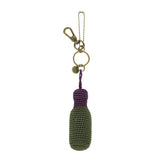 The Sak Yarnicharmz Dangle - Hand Crochet - Wine Bottle