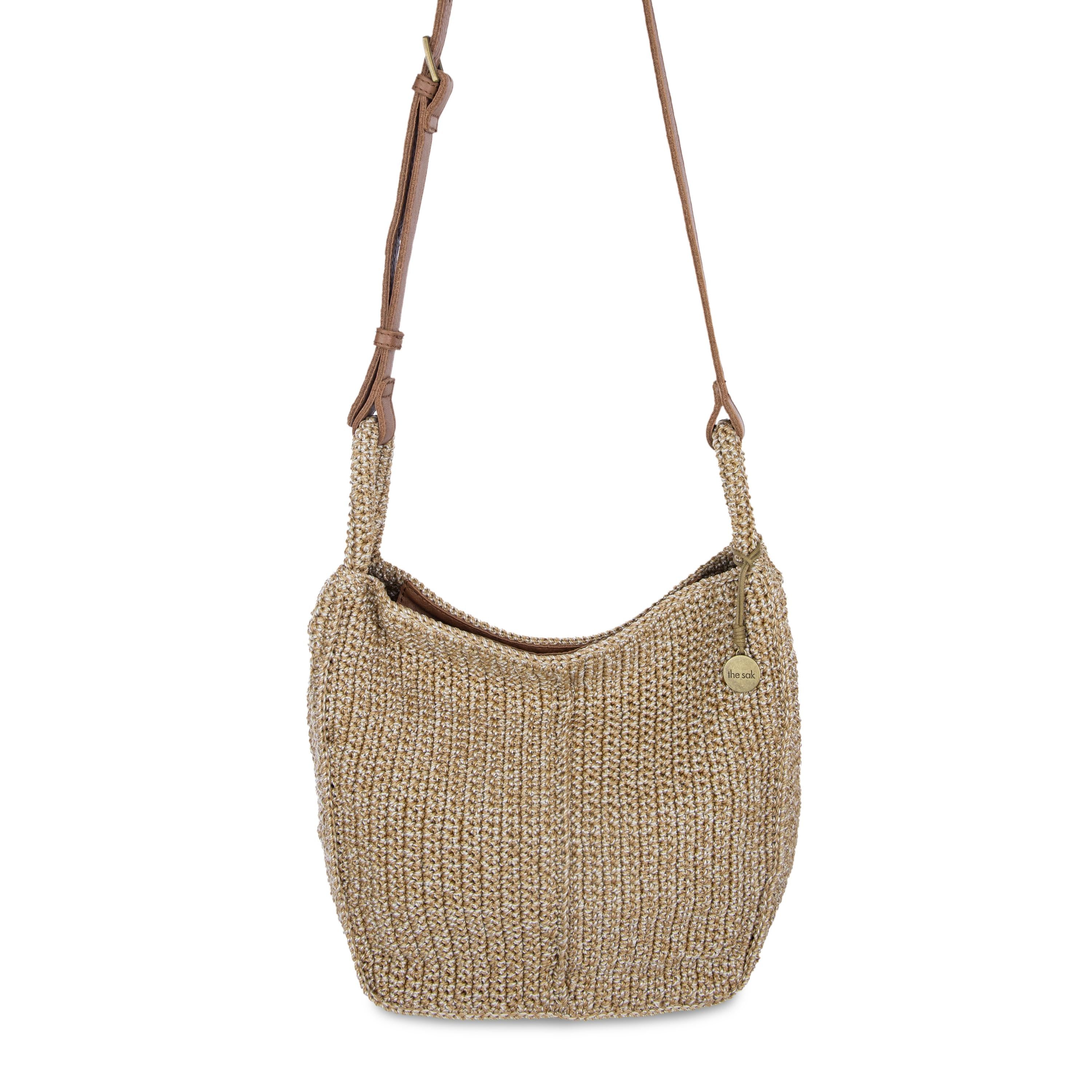 The Sak Los Feliz Crossbody - Hand Crochet - Bamboo Static