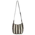 The Sak Los Feliz Crossbody - Hand Crochet - Mushroom Stripe