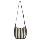 The Sak Los Feliz Crossbody - Hand Crochet - Mushroom Stripe