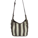 The Sak Los Feliz Crossbody - Hand Crochet - Mushroom Stripe