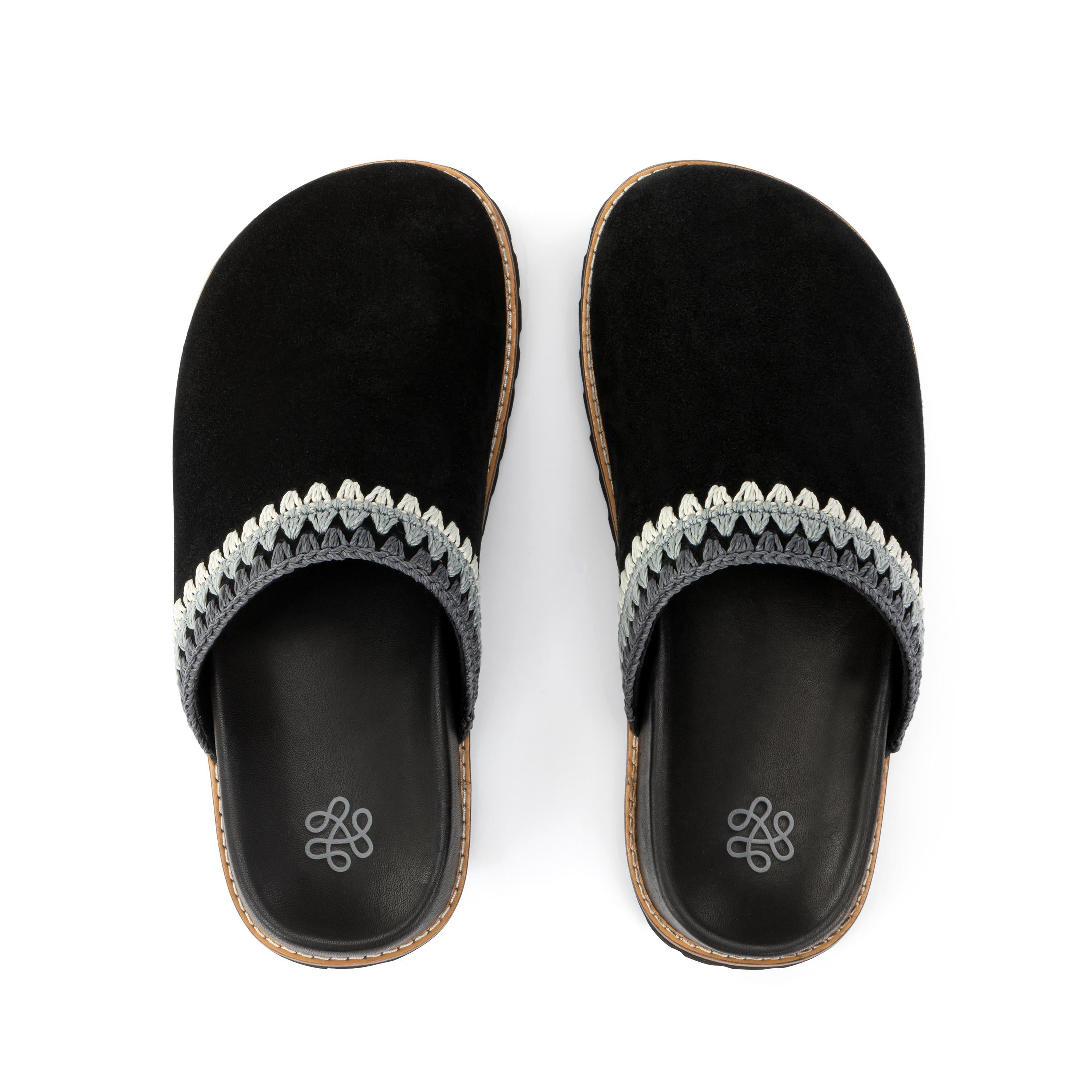 The Sak Bolinas Lug Sole Clog - Leather - Black Seminyak