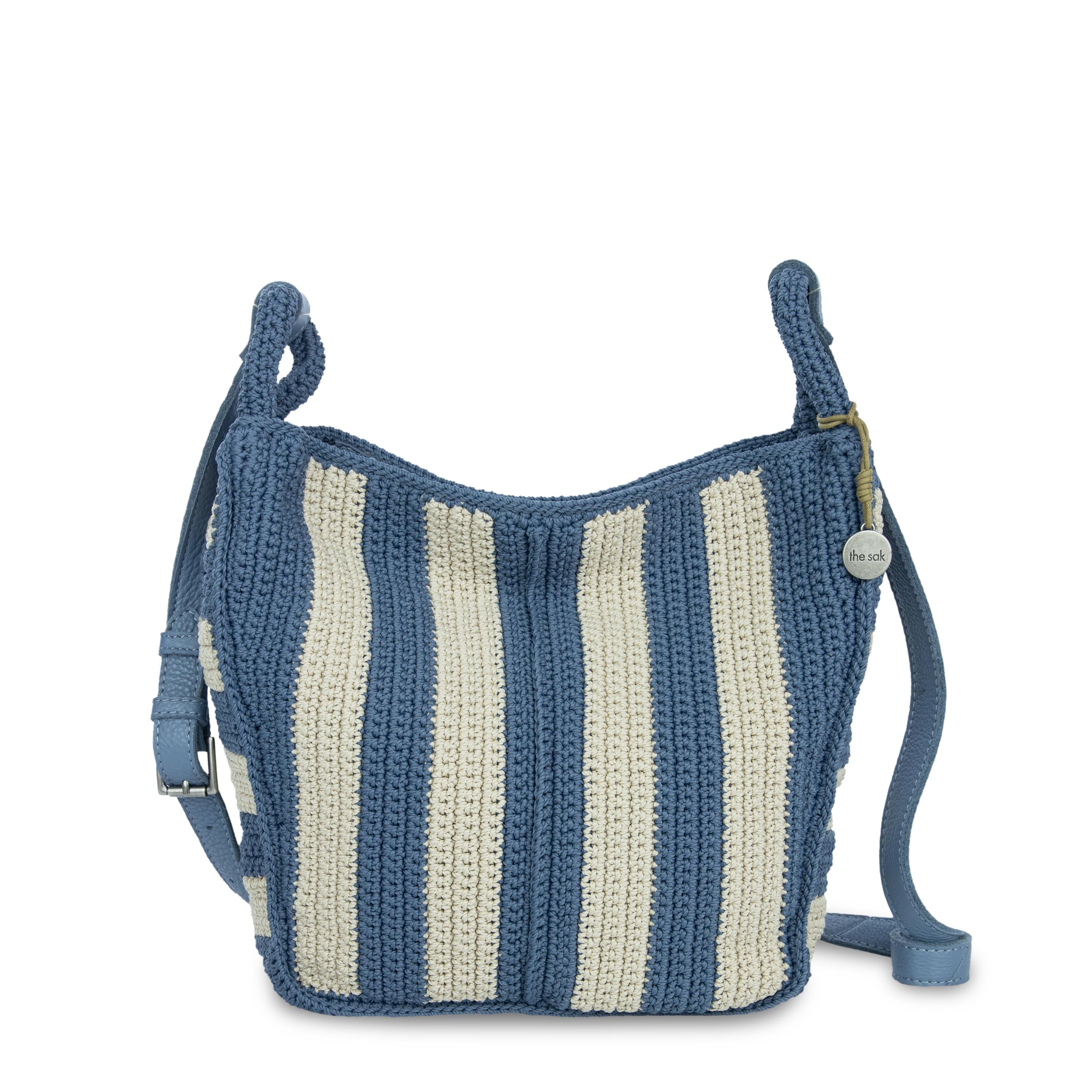 The Sak Los Feliz Crossbody - Hand Crochet - Maritime Stripe
