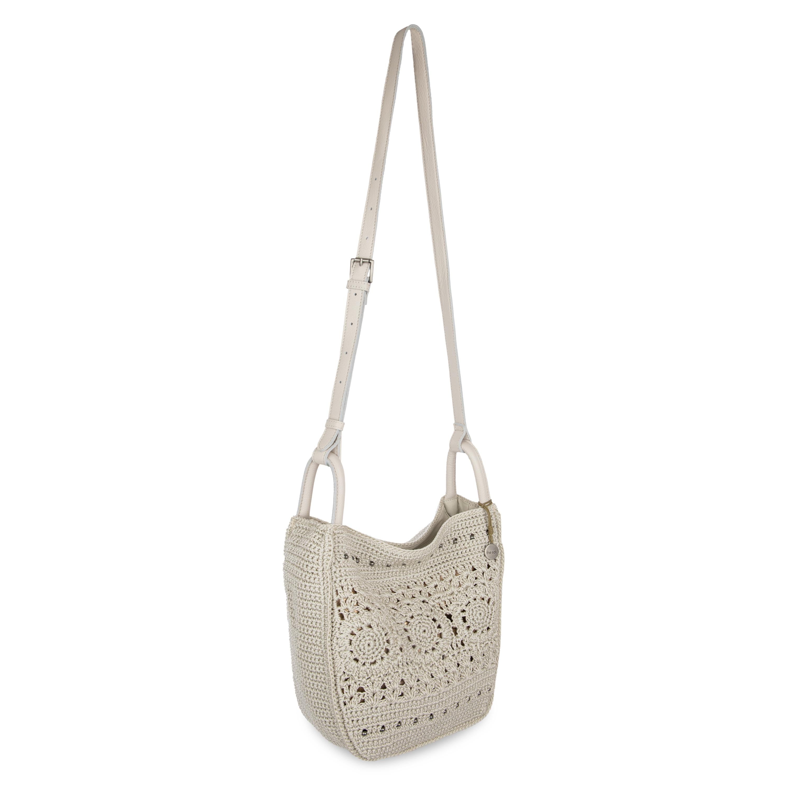 The Sak Los Feliz Crossbody - Hand Crochet - Natural Medallion