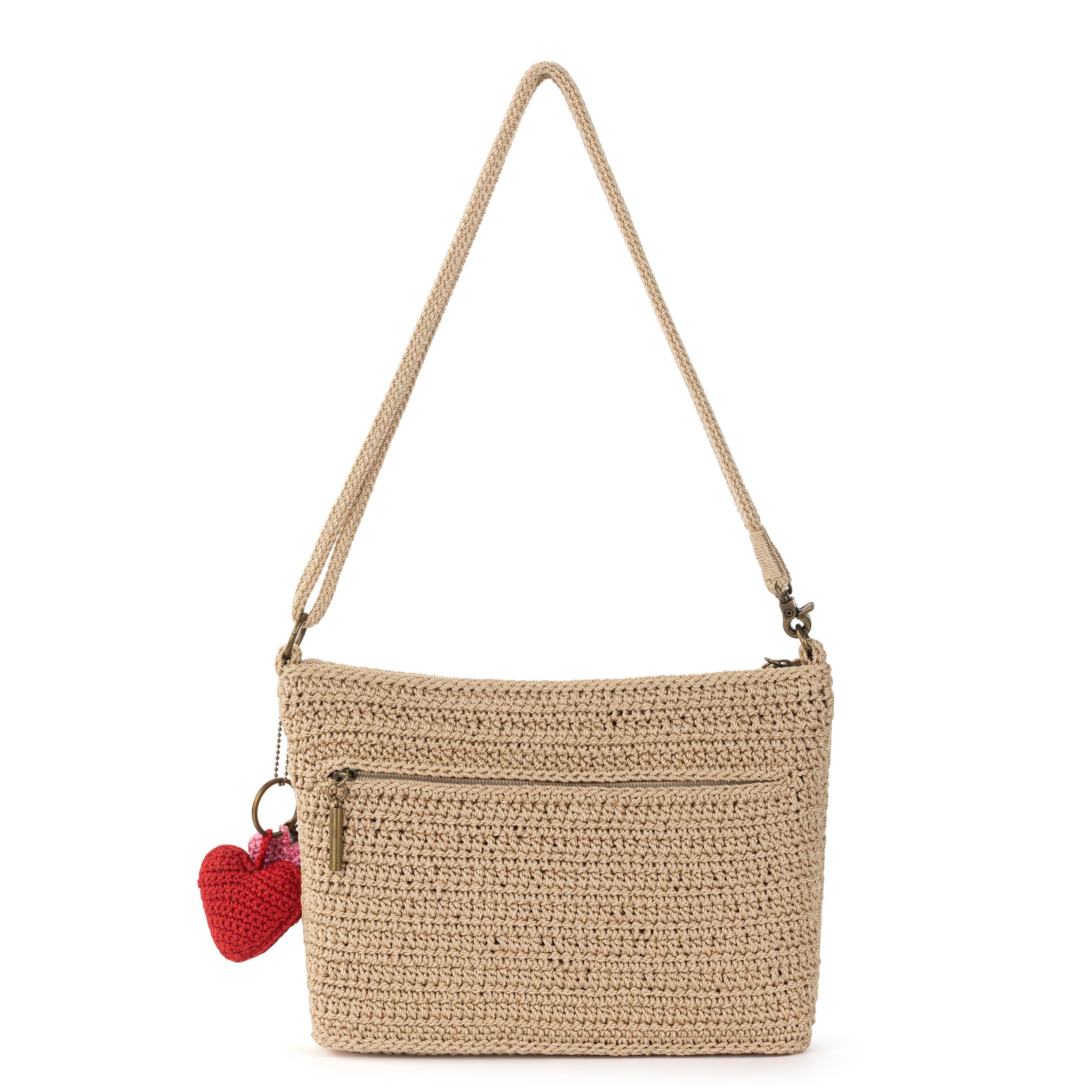 The Sak Lumi Crossbody - Hand Crochet - Bamboo Heart