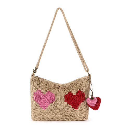 The Sak Lumi Crossbody - Hand Crochet - Bamboo Heart