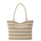 The Sak Crafted Classic Carryall - Hand Crochet - Pink Multi Stripe