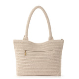 The Sak Crafted Classic Carryall - Hand Crochet - Flower Ecru