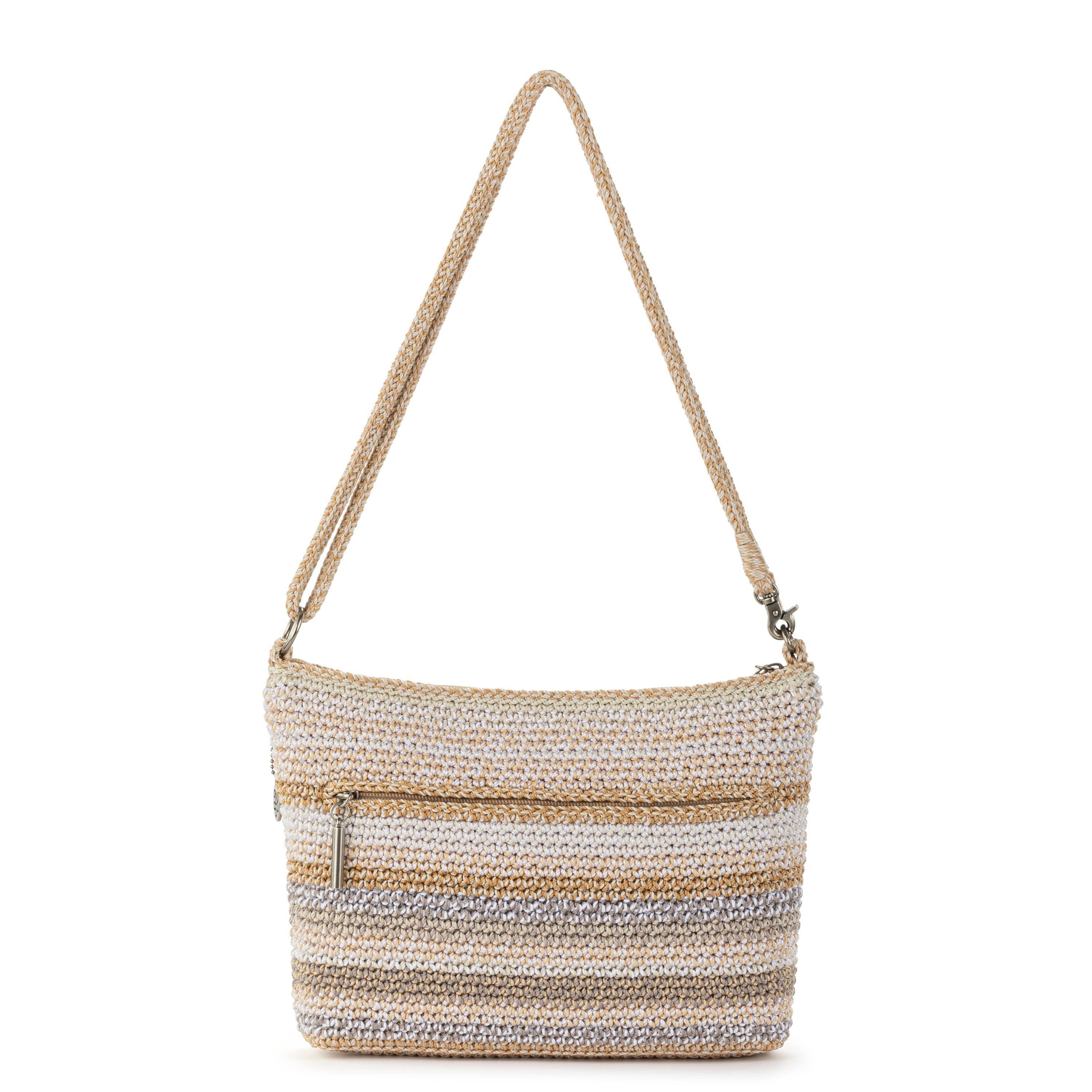 The Sak Lumi Crossbody - Hand Crochet - Sand Stripe