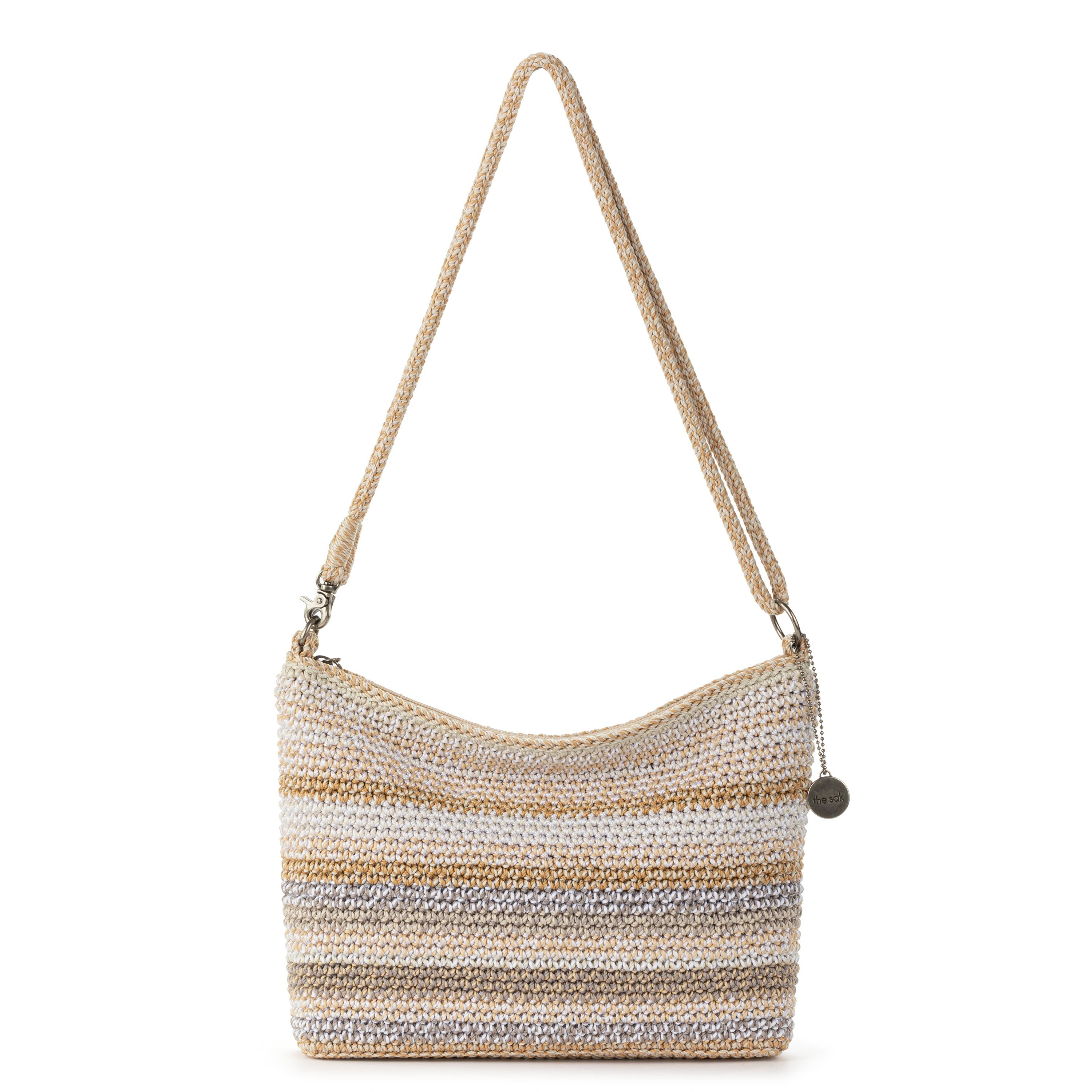 The Sak Lumi Crossbody - Hand Crochet - Sand Stripe