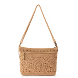 The Sak Lumi Crossbody - Hand Crochet - Bamboo Medallion