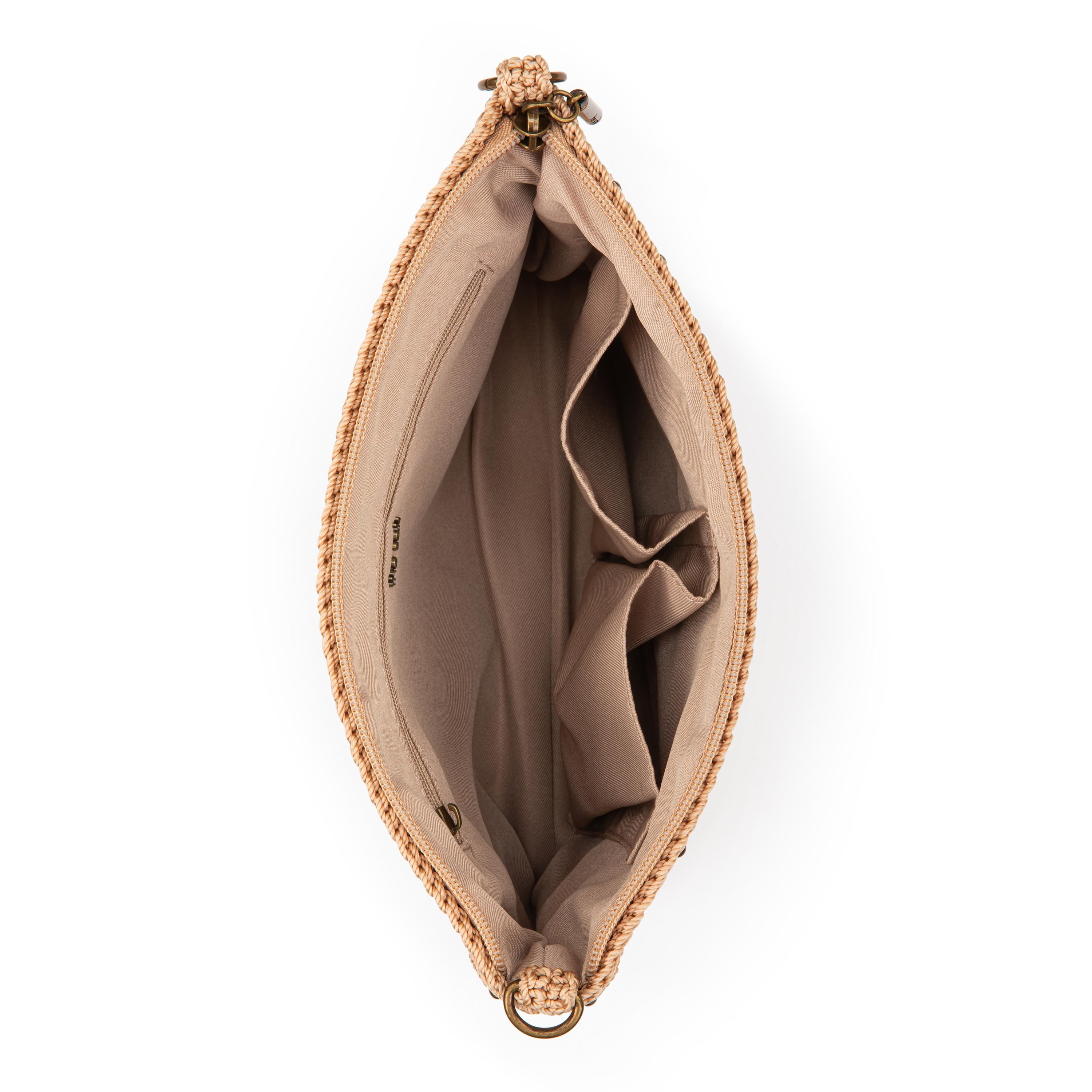 The Sak Lumi Crossbody - Hand Crochet - Bamboo Medallion