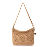 The Sak Lumi Crossbody - Hand Crochet - Bamboo Medallion
