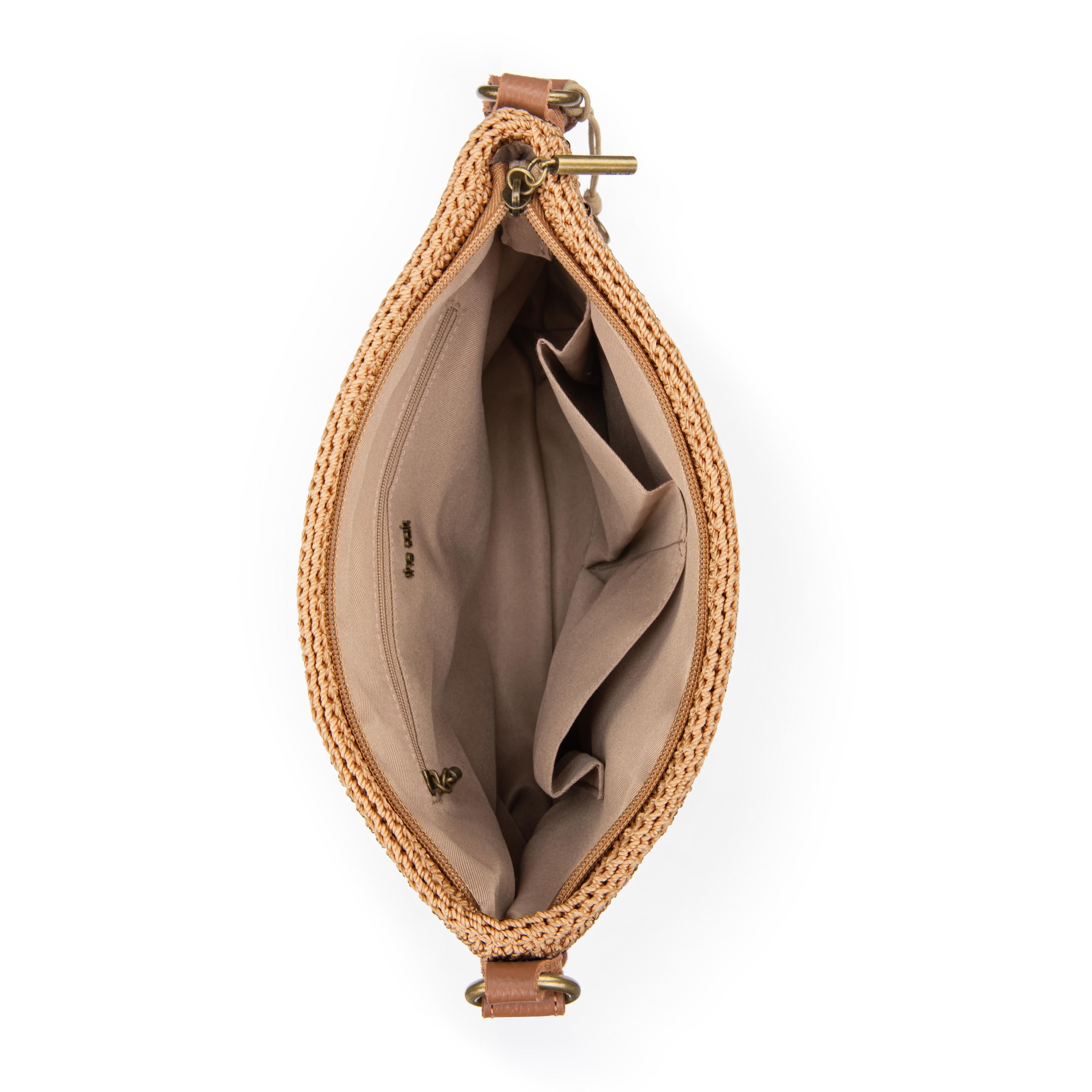 The Sak Melrose Crossbody - Hand Crochet - Bamboo Medallion