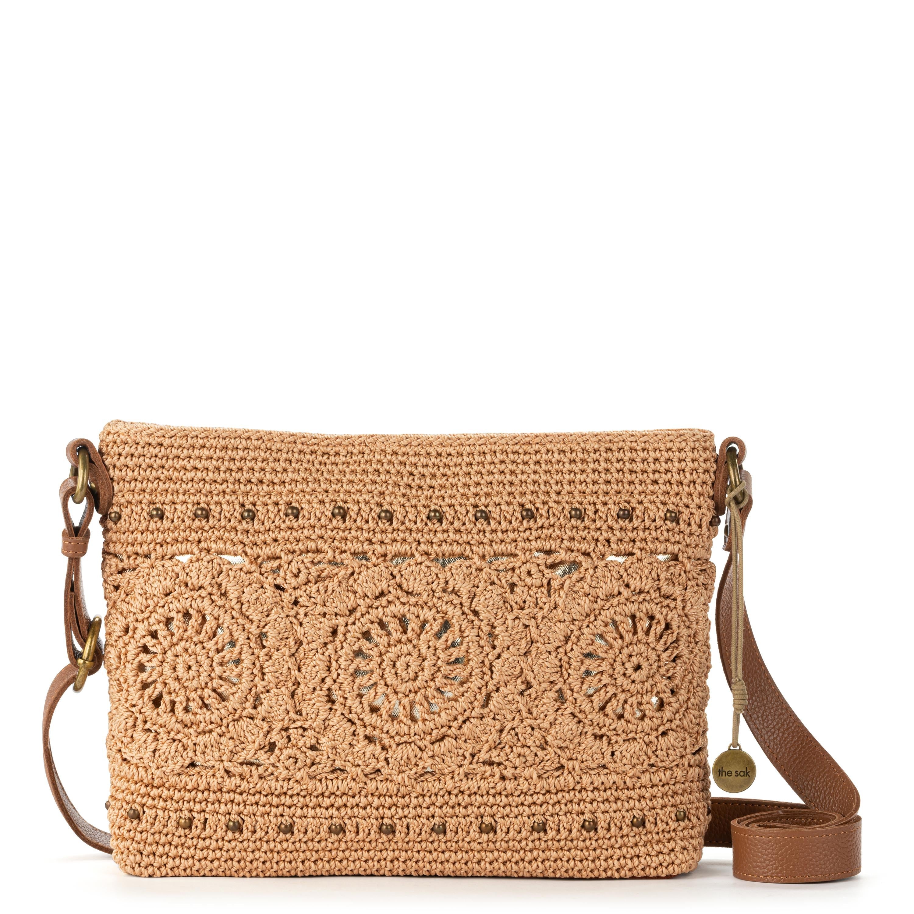 The Sak Melrose Crossbody 3 Piece Set - Hand Crochet - Bamboo Medallion