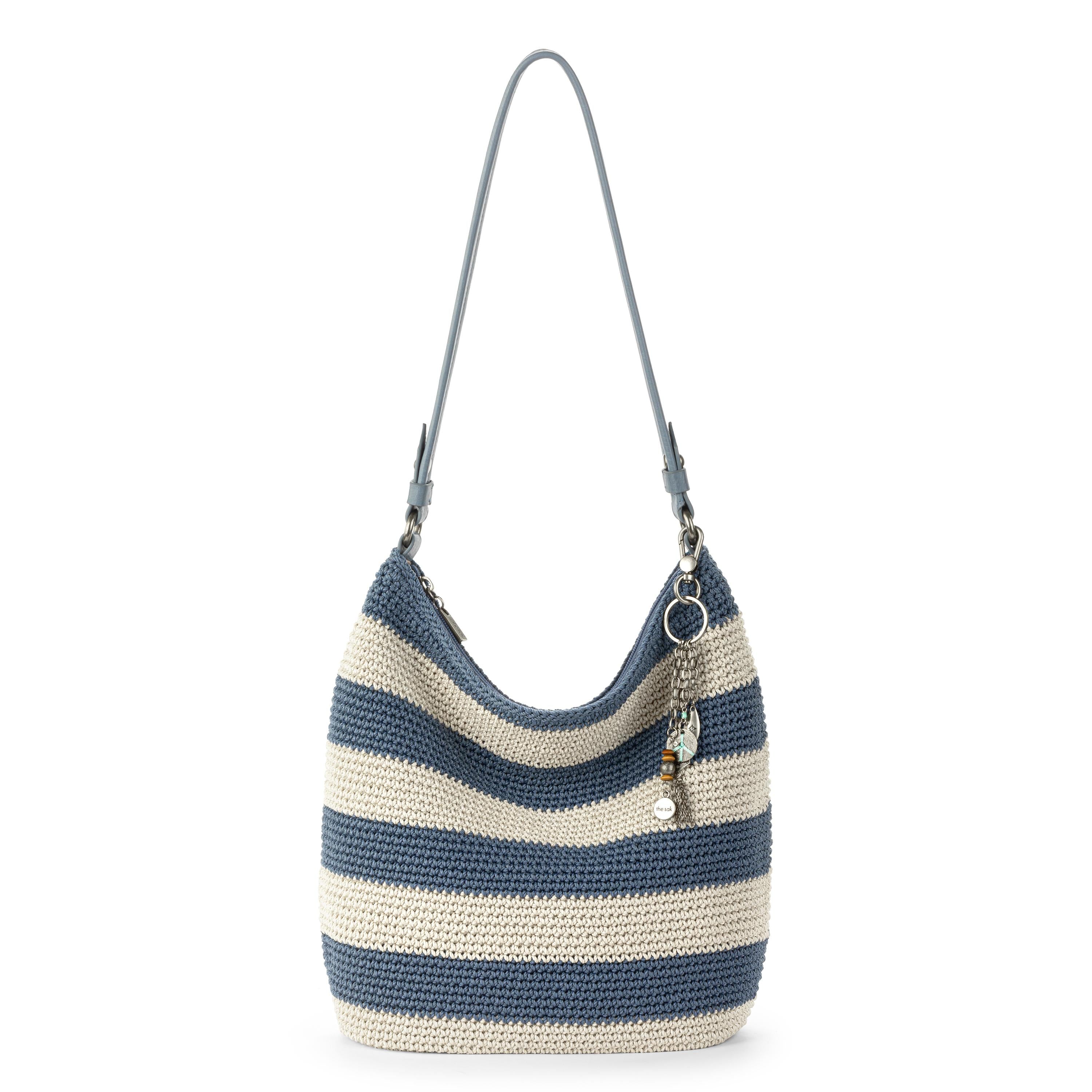 The Sak Sequoia Hobo - Hand Crochet - Maritime Stripe