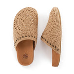 The Sak Bolinas Clog - Hand Crochet - Bamboo Medallion
