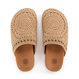 The Sak Bolinas Clog - Hand Crochet - Bamboo Medallion