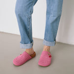 The Sak Bolinas Clog - Hand Crochet - Pink Cherries
