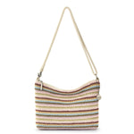 The Sak Lumi Crossbody - Hand Crochet - Pink Multi Stripe