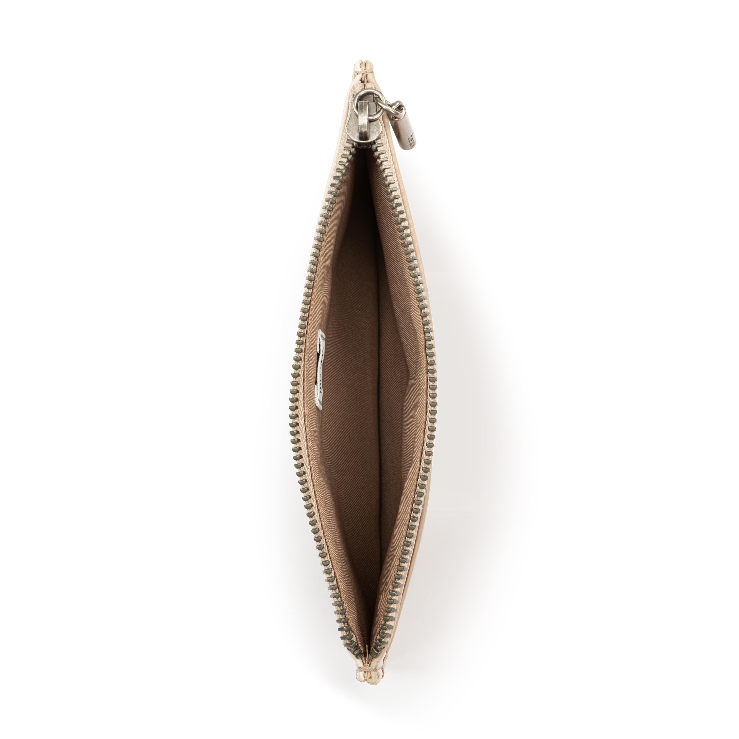The Sak Neva Large Card Wallet - Leather - Sand Block
